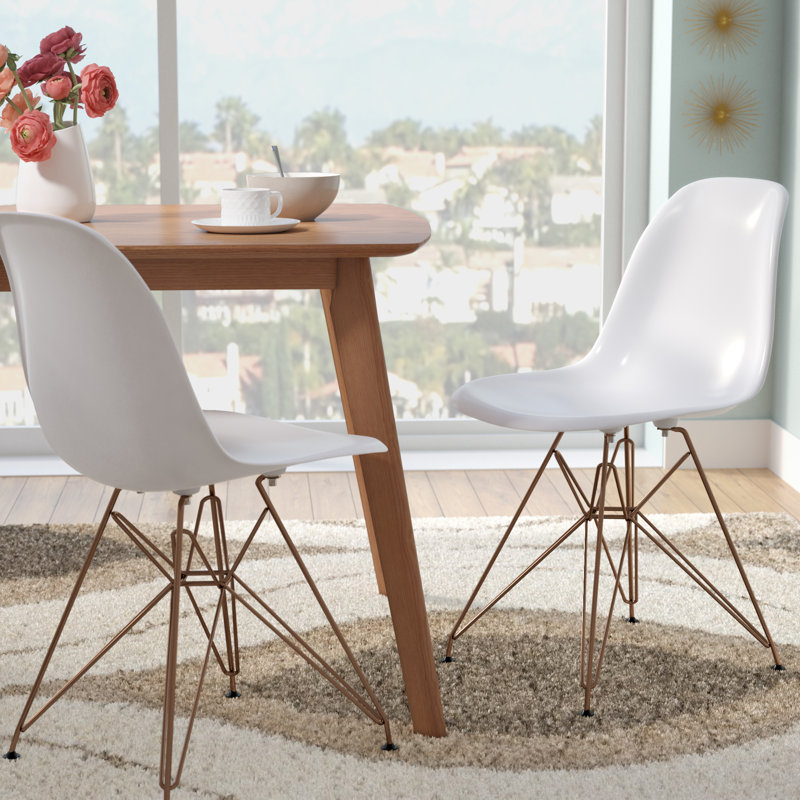 Chaise d'appoint Fann, Blanc