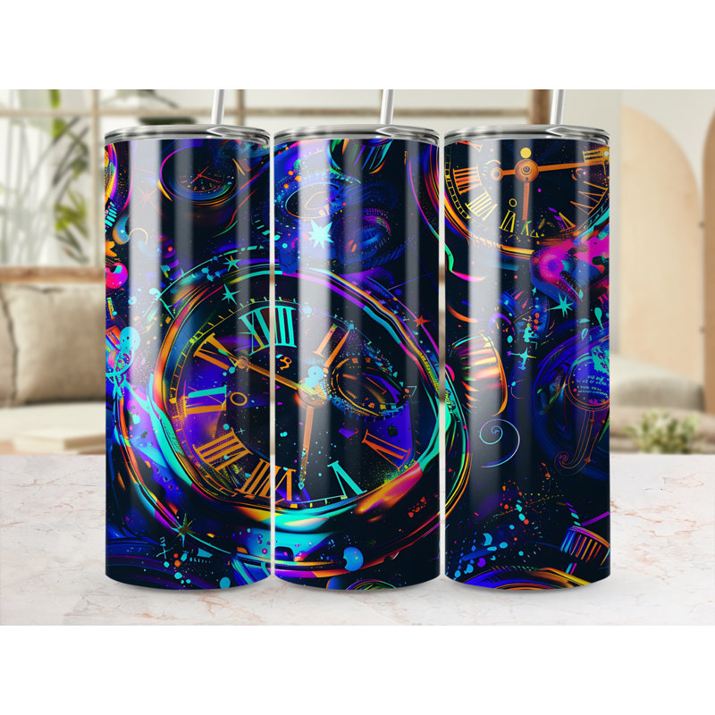 Choose Handmade Tumblers 591ml Vacuum Insulated Stainless Steel (18/8) Travel Tumbler with Straw
