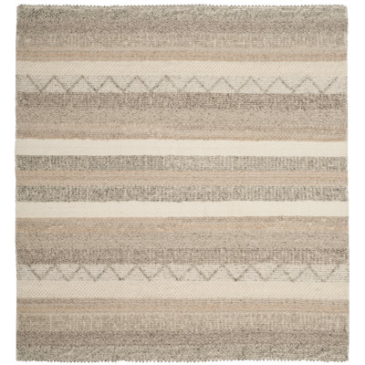 Striped Hand Woven Area Rug