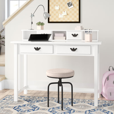 Jakob Mission Writing Desk with Hutch
