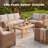 23.5 x 25.5 Outdoor Deep Seat Patio Cushion with Non-Slip Bottom for Patio Furniture, Waterproof, Fade-Resistant-1585042296-1605949429-1585042241