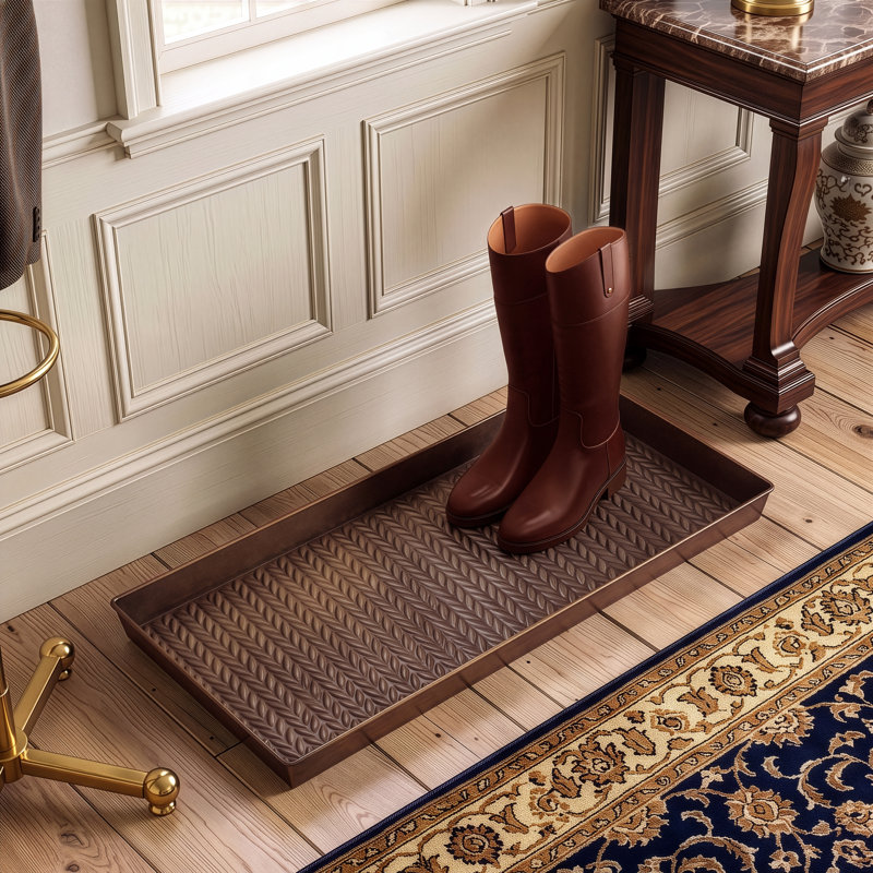 Tapis-décrottoir à câbles 30 po x 13 po, Cuivre antique