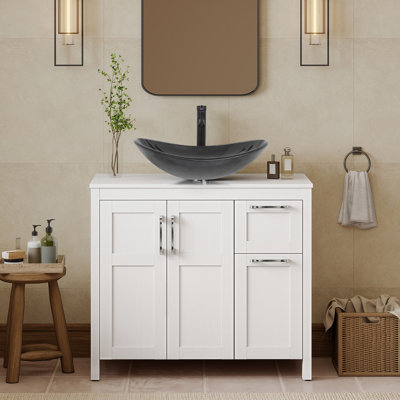Ensemble de meuble-lavabo simple 36 po avec lavabo 36 po