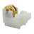 5/8 in., White Plastic with Steel Ball Bearing Roller Assembly