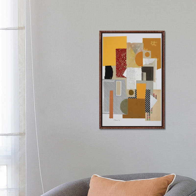 Mixed Media Collage CCCIV by Randall James - Gallery-Wrapped Canvas Giclée on Canvas, Classic Wood Floater Frame