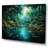 Forest Emerald Canopy River - Forest Canvas Wall Art-592816172-592816170