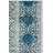 Annette Floral Royal Blue/Ivory Area Rug-864951983