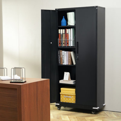 Armoire de rangement 31 po à 4 tablettes