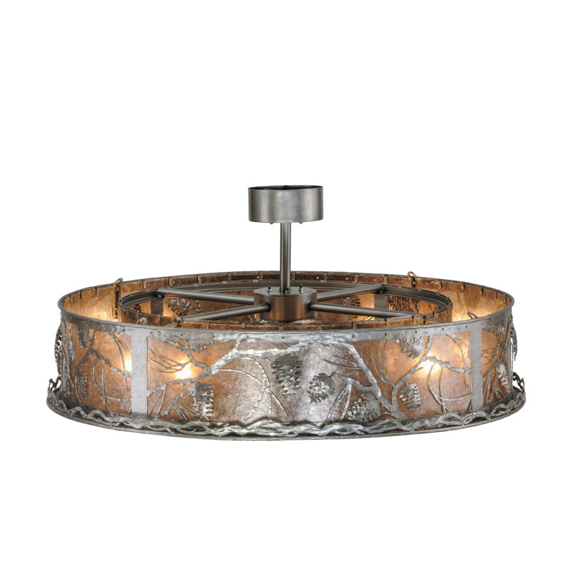 Rustic Lodge 8 - Light Chandelier