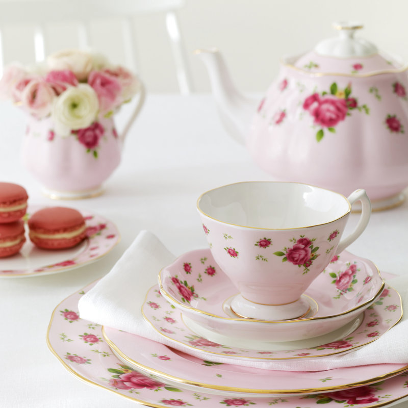Royal Albert, New Country Roses Pink - 3 Piece Tea Set