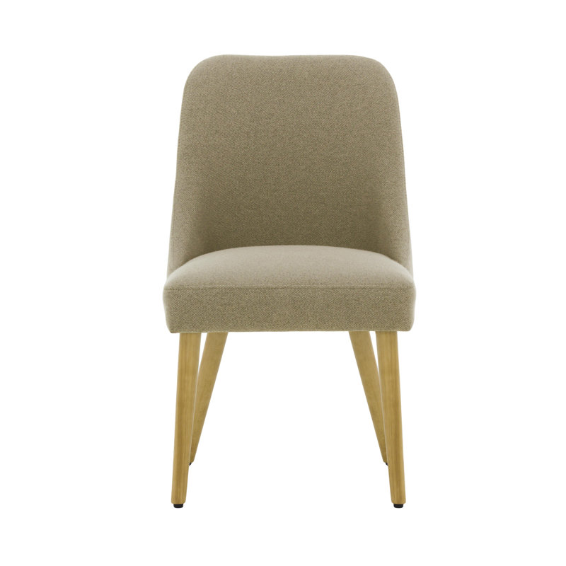 Lexi 48cm H Velvet Upholstered Side Chair, Cream