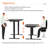 Daycia Height Adjustable L-Shape Standing Desk-279580836