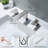 Cube 2-handle Bathroom Faucet with Drain Assembly-83653102