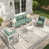 Green Cushion/White Frame selected