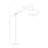 Hudson 70 in. Modern Height-Adjustable LED Tall Standing Floor Lamp with Beige Fabric Drum Shade-62954038