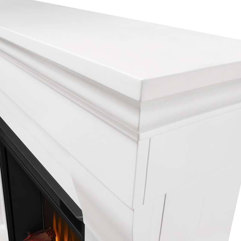 Chateau 41" Electric Fireplace by Real Flame, Dark Walnut