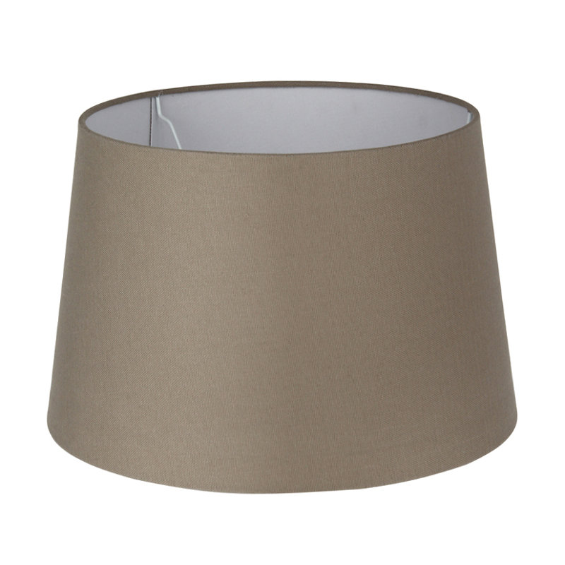 Fantroy 12 cm H Empire Cotton Lamp Shade ( Clip On ), Taupe