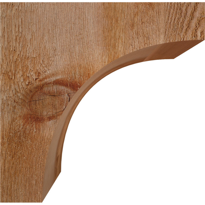 Huntington Rough Sawn Rafter Tail, Western Red Cedar, 12"H x 4"W x 12"L