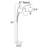 91'' Antique Brass Arched Floor Lamp