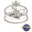 Hunter 22 inch Bridgette Fandelier Ceiling Fan with Light Kit and Handheld Remote-119236139-119236137