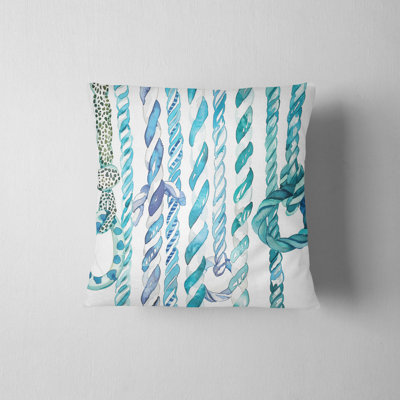 Striped Reversible Pillow Cover