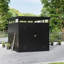 6.5ft W x 8.4 D Metal Garden Tool Shed Zinc Steel Storage Shed