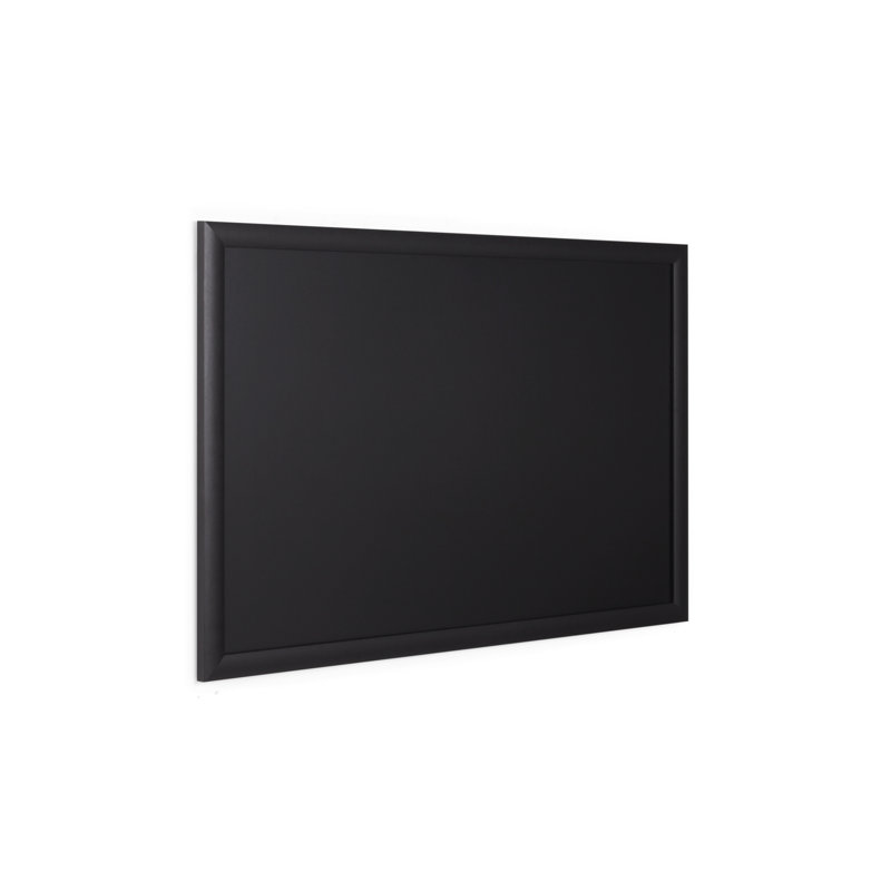 Wall Mounted Chalk Board 121.92cm - 182.88cm, Black, 90cm H x 120cm L x 1.5cm D