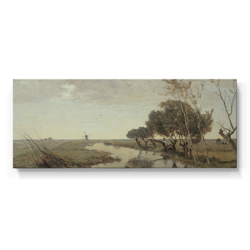 Série paysage - MGLVI - Toile tendue avec châssis - Prêt à accrocher, H 20 po x l 50 po