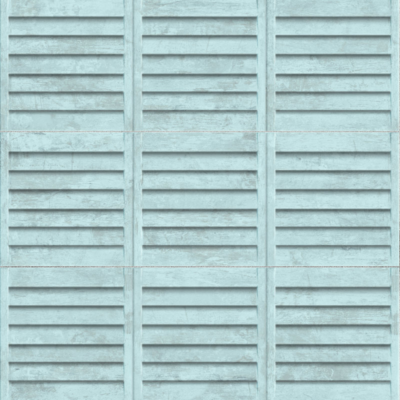 Habanera Decor 11-7/8 In. X 35-1/2 In. Ceramic Wall Tile, Blue