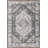 Stilwell Vintage Medallion Charcoal Gray/Ivory Rug-2121220352