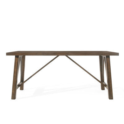Solid Wood And Dining Table In Flavor, Antique Brown, 72.02"W X 35.98"D 30.36"H, Assembly Required Style Brown Equipment, + , 71"W 35.5"D 29.5"H, Need