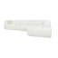 Canapé d'angle moderne sans cadre en forme de L de 310 cm de large avec méridienne à droite, mousse haute densité, canapé 2 pièces sans assemblage-1990593470