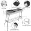 Vinsunny 39.3'' W Portable Charcoal Grill