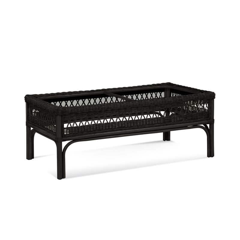 Table basse 4 pieds Nassau, Noir antique