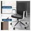 Fauteuil de bureau rembourré en cuir Waide-1404872406