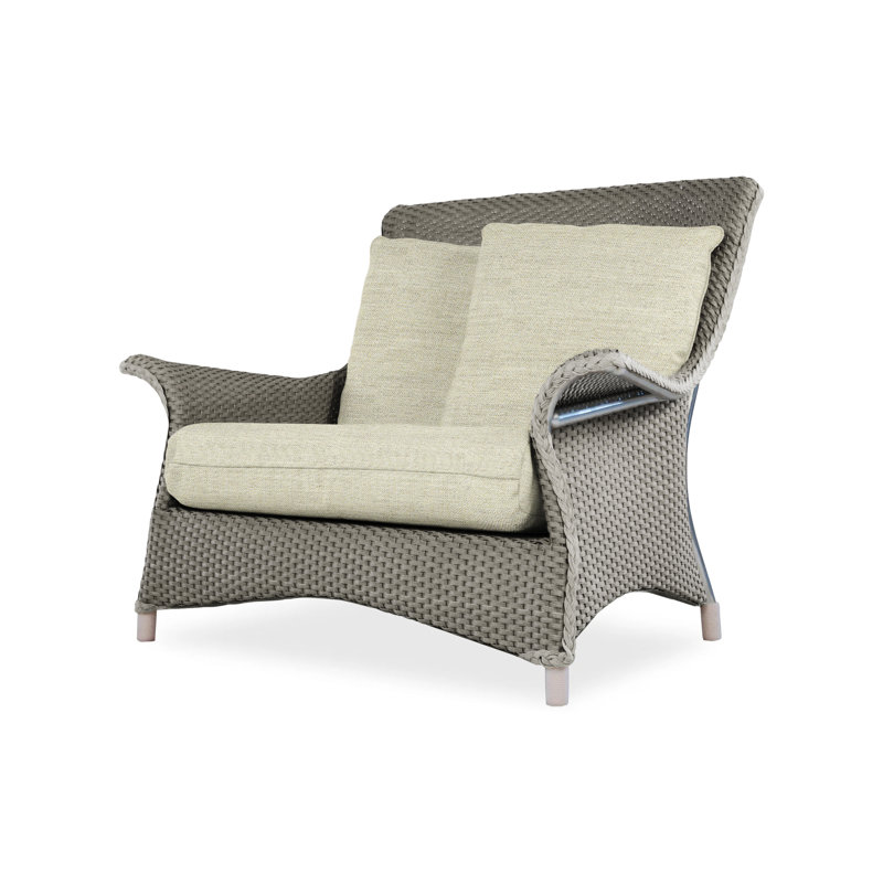 Mandalay Outdoor Lounge Chair, Demo Skyway, Hickory