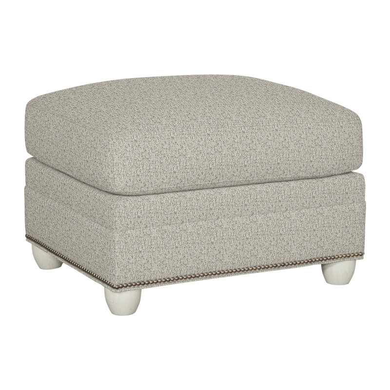 Fairgrove Upholstered Ottoman, Wrenn, Tuck Metal, Yes