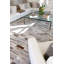 Natural Hide Cowhide Geometric Area Rug in Gray-25305971