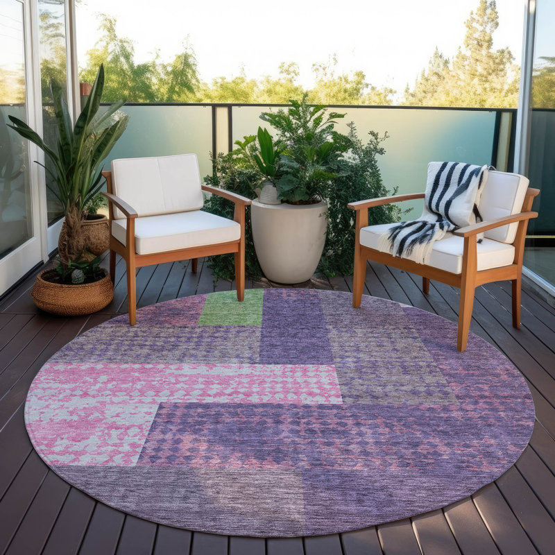  Aleg Area Rug, Round 8'