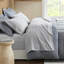 Couette 3 pièces pour lit double, garantie antidérapante, idéale pour les chambres à coucher principales avec des rayures