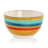 Service de table 12 pièces en grès multicolore jaune