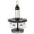 Tabletop Wine Bottle and Glass Rack