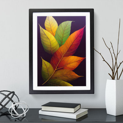 Leaves In Colour No.5 - Wall Art