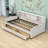 Twin Upholstered Daybed with Shelves and 2 Drawers-929704177