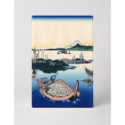 Art mural sur toile, "Tsukudajima in Musashi Province" (1831)