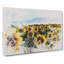 Sunflowers Watercolour - Wrapped Canvas-61879568