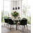 Chenai 34-inch 3-light Black Pendant Light with Gray Jersey Shades