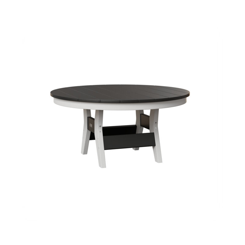 Table de conversation berlinoise Berlin, H 17,25 po x l 38 po x P 38 po, Noir