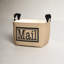 Mail Burlap Storage Fabric Bin