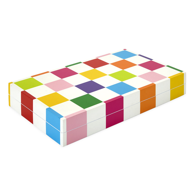 Checkerboard Backgammon Set